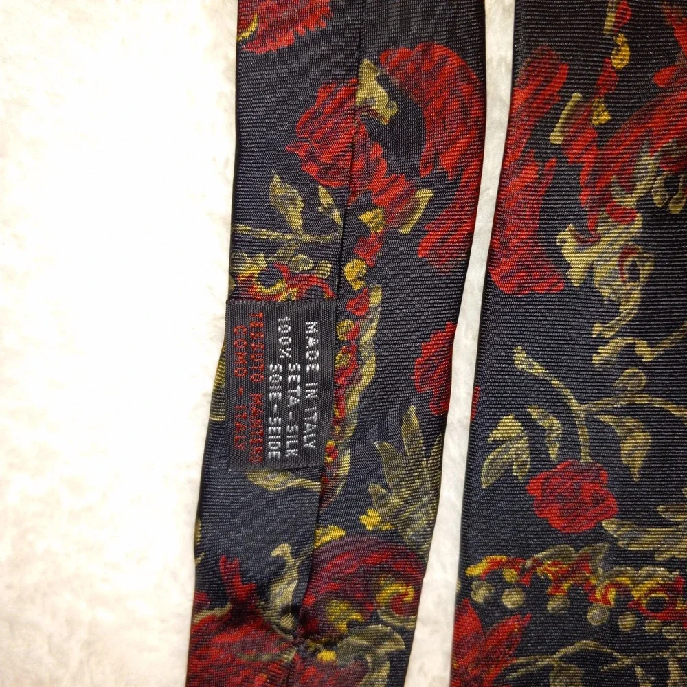 Men's UNGARO PARIS Silk Tie Necktie MADE IN ITALY ART EXPRESSIONISM